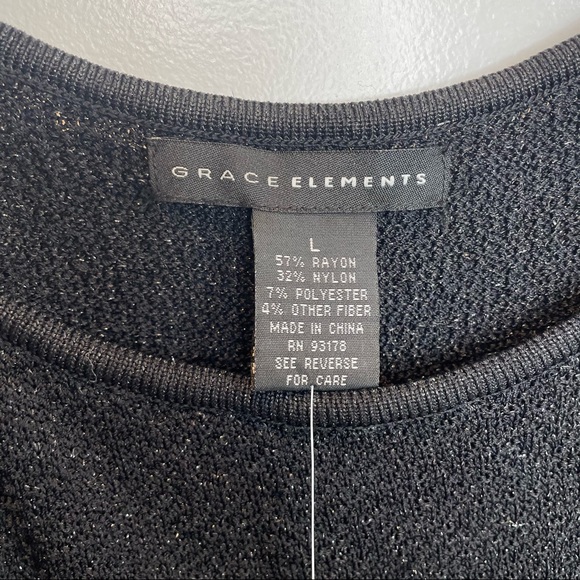 NWT Grace Elements Sparkly Sleeveless Dress - Picture 4 of 10